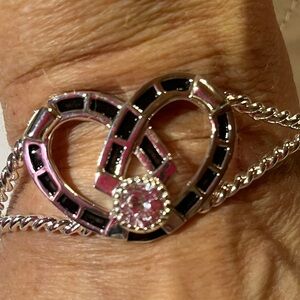 Double Horseshoe/Heart Cuff